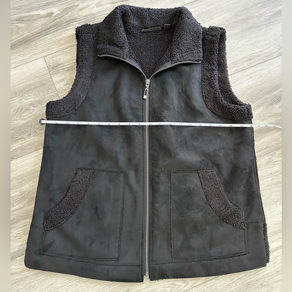 Susan Graver Faux Suede Vest - Picture 5 of 7